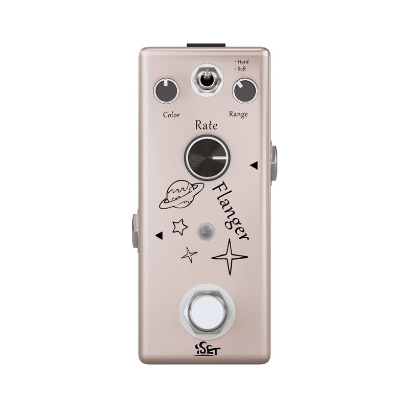 ISET Analog Flanger Pedal for Electric Guitar Bass True Bypass - Image 1